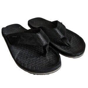 O'Neill Flip Flops Men Size 11 Beach Sandals Black